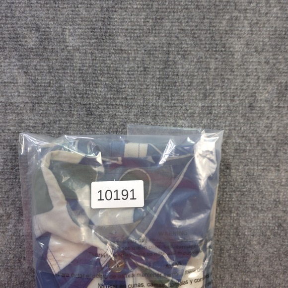 Vintage Territory Ahead Shirt Medium Blue Aztec Geometric Short Sleeve Rayon - Picture 10 of 10